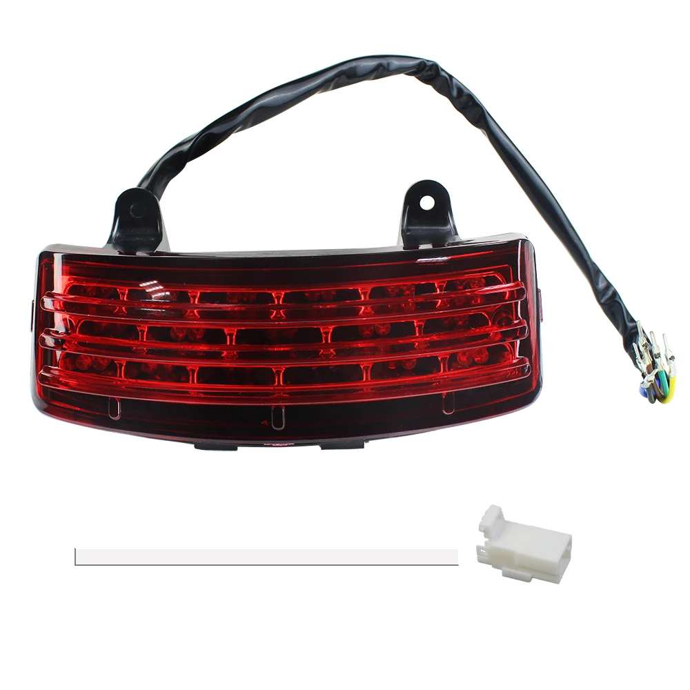 Трехбалочный светодиодный задний фонарь для мотоцикла стоп сигнал поворота