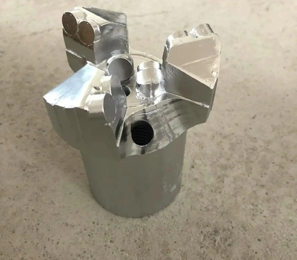 

Water-well Rock Geology Coalfield Diamond pdc drill bit,3-wing Concave Composite Piece Coreless exploration bit,well drilling