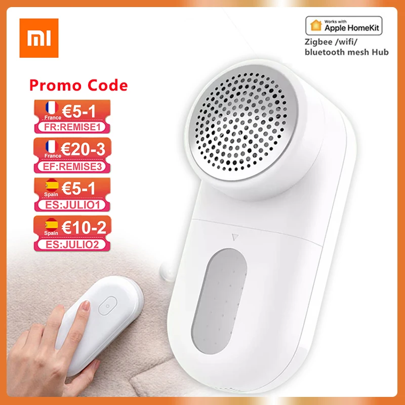 XIAOMI MIJIA 90 Min Long Working Lint Remover Trimmer 0.35mm Clothes Fuzz Pellet Trimmer Machine Portable Charge Fabric Shaver