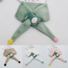 Детские шали для мальчиков и девочек с рисунками из мультфильмов, шарфы, воротник, уплотненный шарф, зимний шарф, шарф, одеяло, теплые шали, шарф для женщин