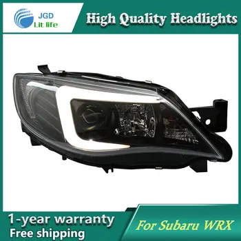 

Car Styling Head Lamp case for Subaru WRX WRX STI 2009-2012 Headlights LED WRX Headlight DRL Lens Double Beam Bi-Xenon HID