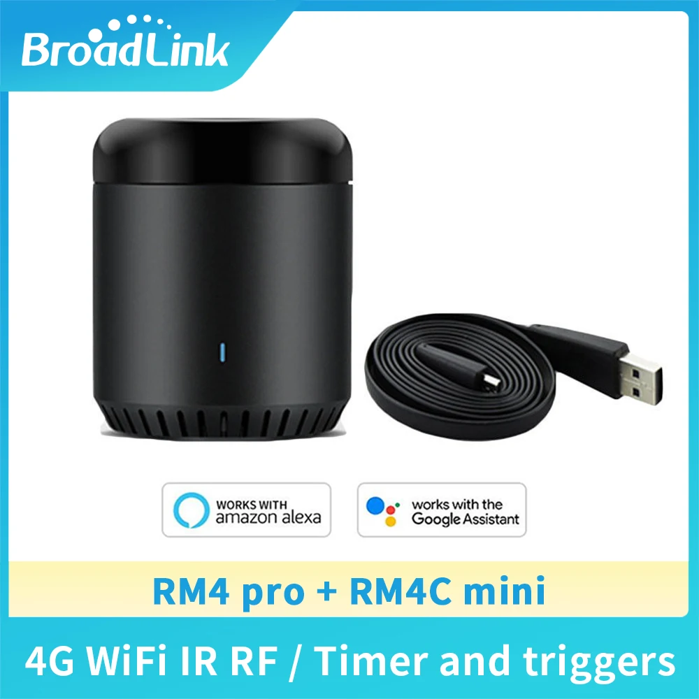 Broadlink умный дом RMMini3 WiFi + IR 4G пульт дистанционного управления для Alexa Google Home IFTTT с AU UK