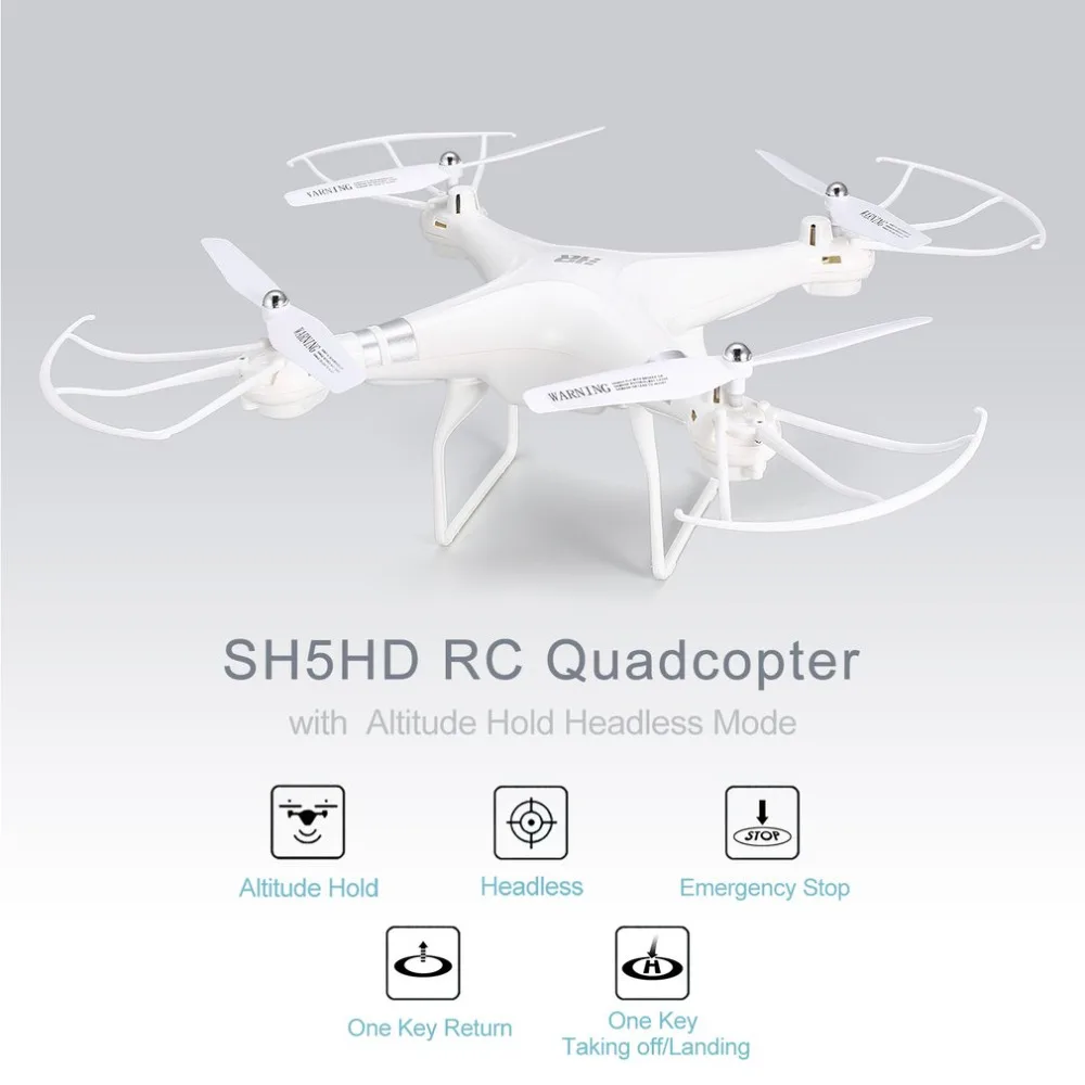 SH5H/Модернизированный SH5HD 2,4G 4CH умный беспилотный Радиоуправляемый квадрокоптер, удерживающий высоту без головы