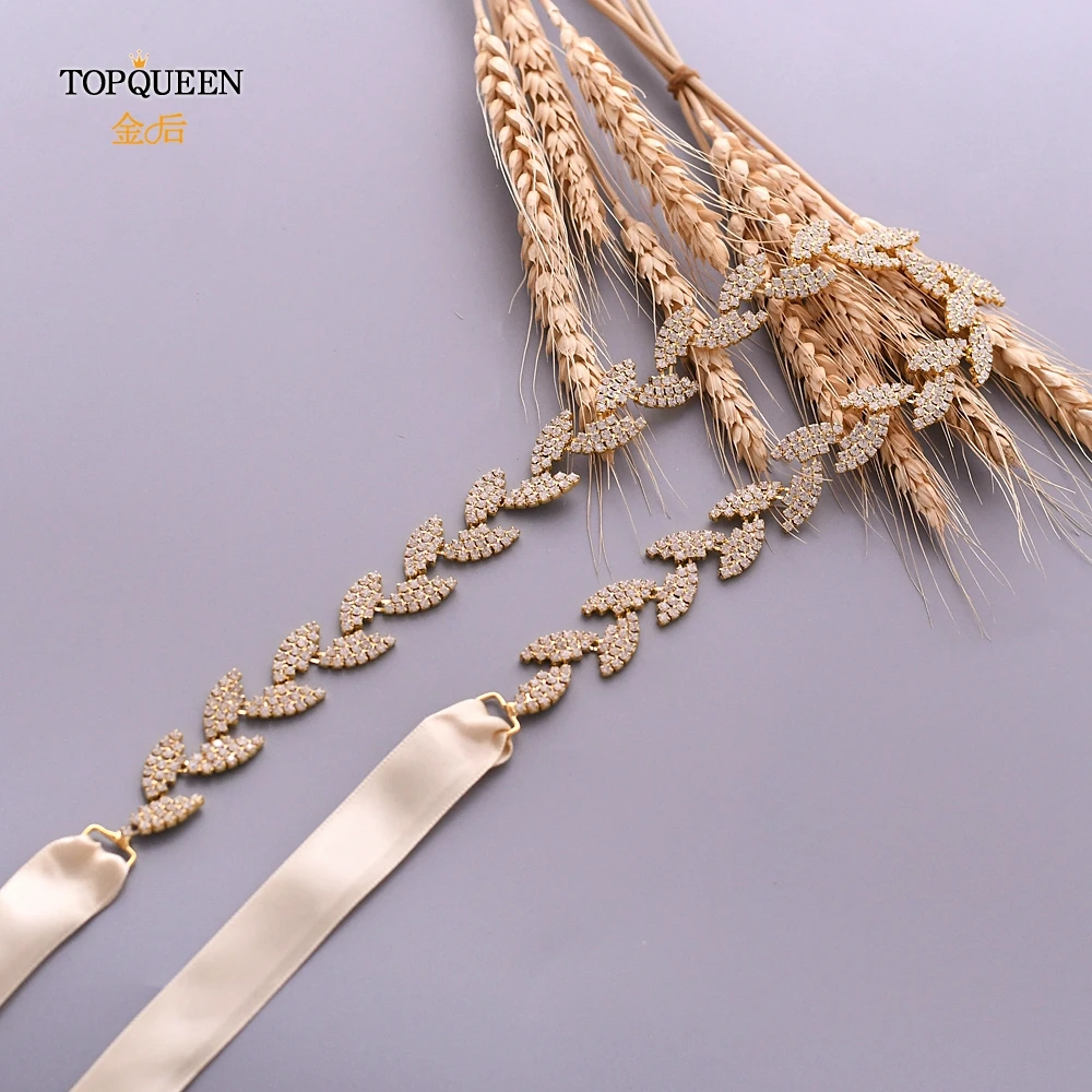 TOPQUEEN S198 свадебный пояс для невесты свадебный пояс три цвета пояс аксессуары для платья Пояс для невесты свадебные пояса свадебные Ремни