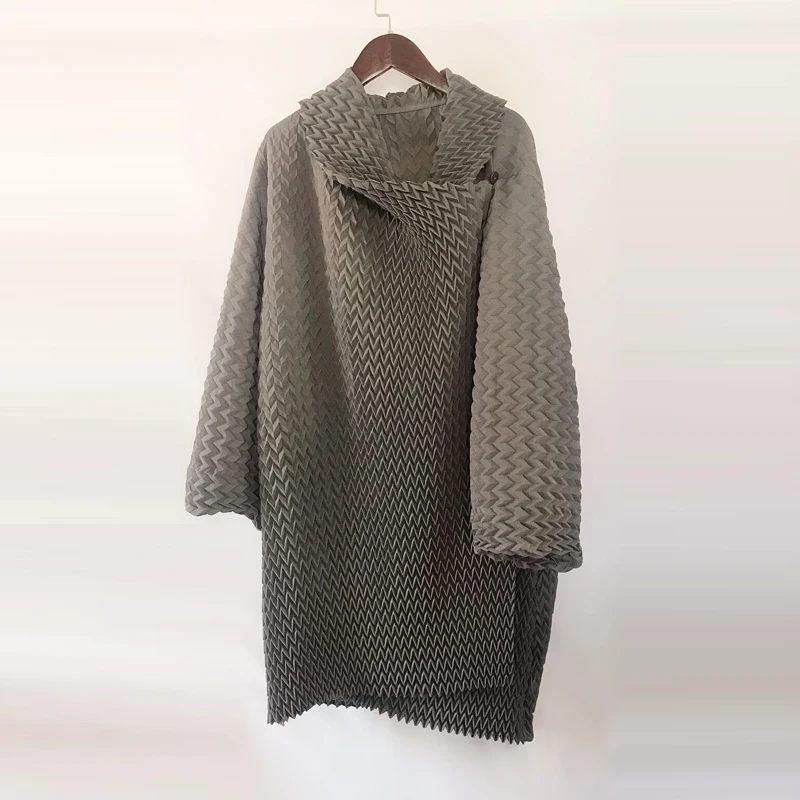Changpleat autumn New Women Loose Trench coat Fashion wave Design Solid Large Size Outwear Female Coats Tide T464568