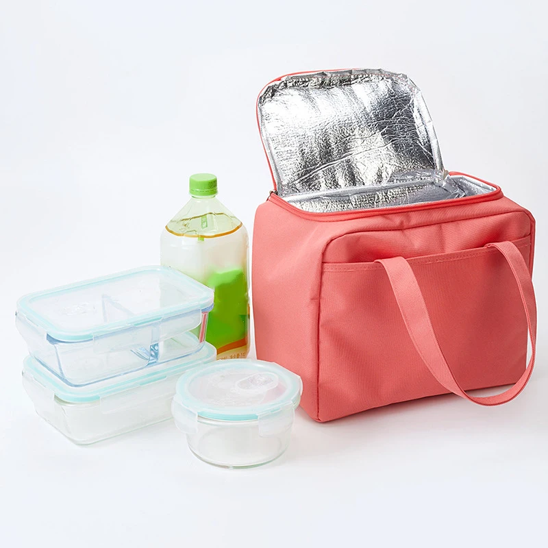 Водонепроницаемая оксфордская Сумка переноска для ланча на молнии