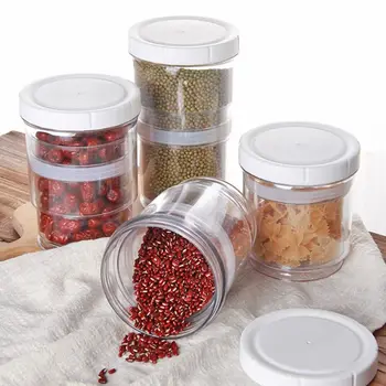 

Telescopic Food Storage Box Multigrain Rice Container Dispenser Transparent Cans M76D