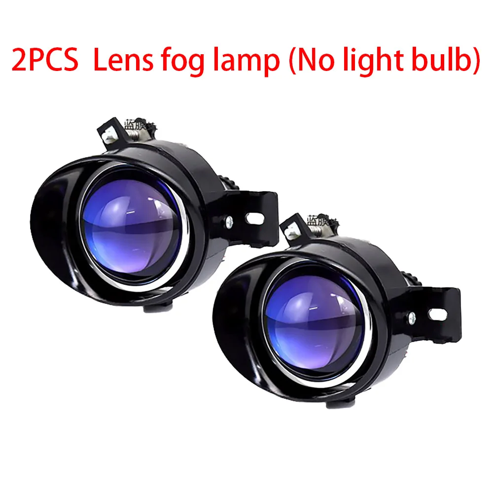 LED HID 12V H11 lens Fog Lamp Assembly Super Bright Fog Light For Nissan Almera 2 N16 2001-2006 Fog Light Halogen Fog Lamps CCC - Цвет: NO bulbs