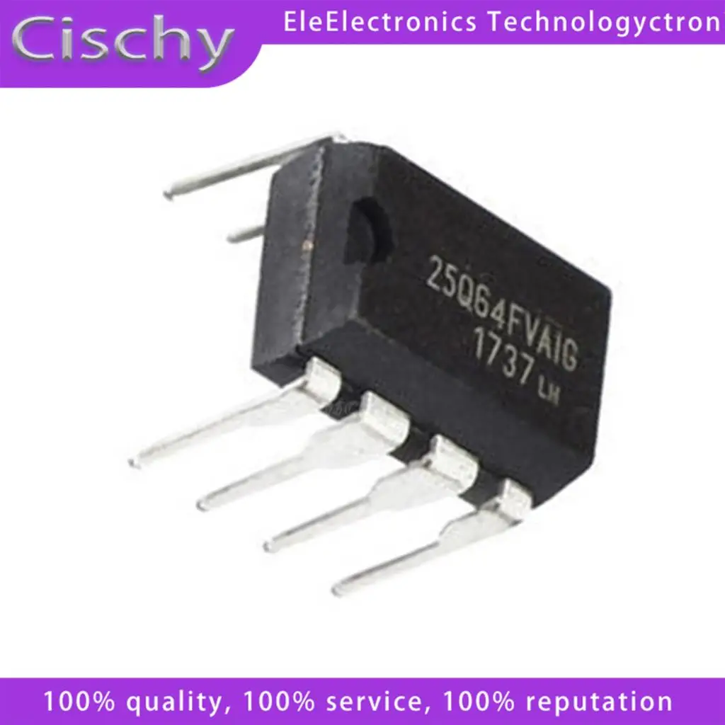 1 шт. W25Q64BVAIG W25Q64FVAIG 25Q64BVAIG 25Q64 W25Q64 DIP-8 материнская плата BIOS Чип 8 Мб флэш-память Новый
