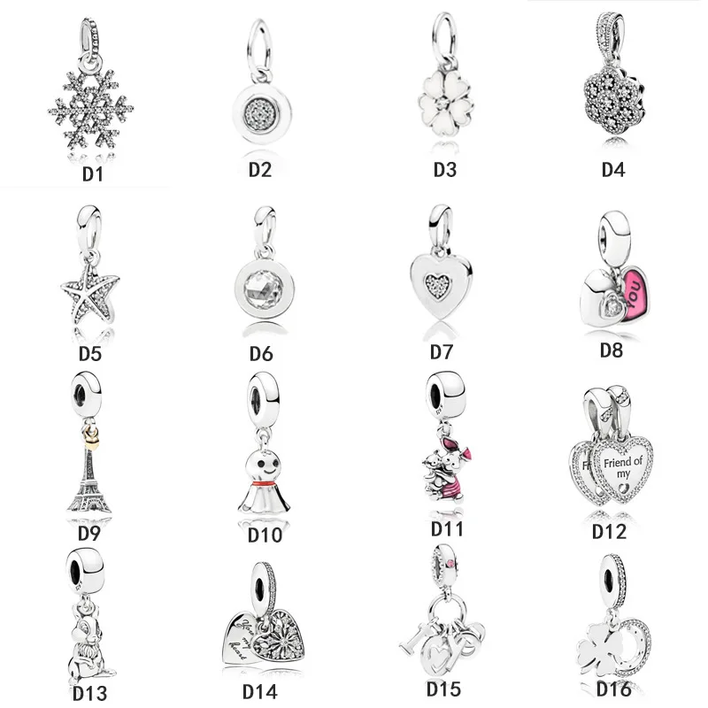 

Beads Diy Pendant Silver Bracelet Accessories Loose Women Gift