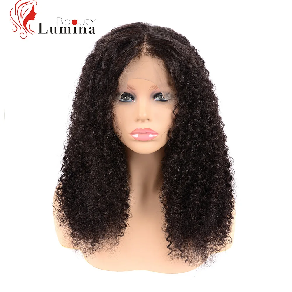 

Lace Front Human Hair Curly Wigs 13X6 Lace Front Wig Brazilian Jerry Curly Glueless Lace Front Human Hair Wigs 180% BeautyLumina