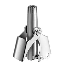 KEMEI ES-108 портативный водонепроницаемый ручной триммер для носа для бритья лица уход для мужчин нос Ухо Триммер для удаления волос