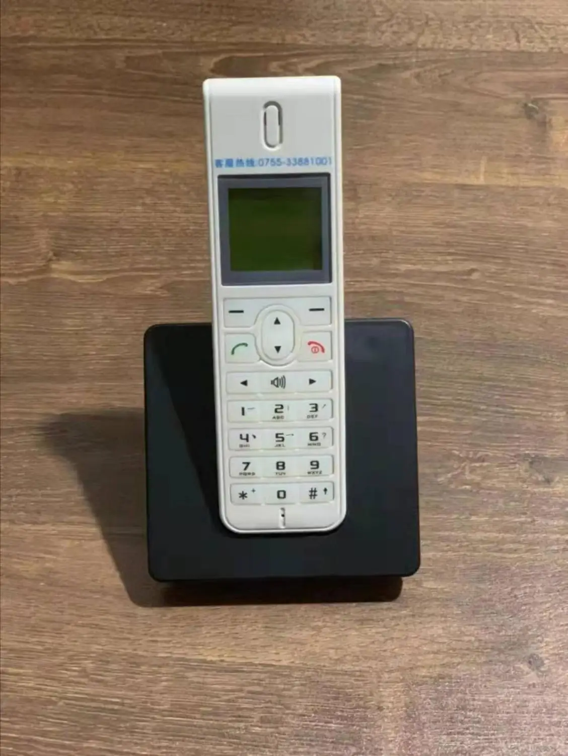 Black and white Многоязычная GSM Беспроводная Поддержка 2G 3g sim-карта беспроводной телефон с SMS подсветкой красочный экран стационарный телефон для дома - Цвет: Black and white
