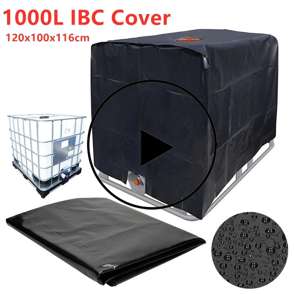 Precio Especial Cubierta protectora de depósito de agua ibc para exteriores, contenedor de lluvia impermeable a prueba de polvo, cubiertas de aluminio, para jardín, 1000 litros 8bWZwXq9bXb