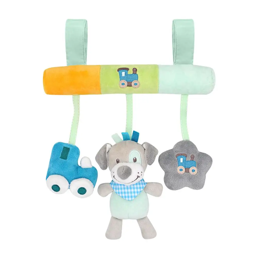 Детские игрушки, животные плюшевые детские музыкальные переносные погремушки игрушечный Колокольчик для малышей подвесная коляска