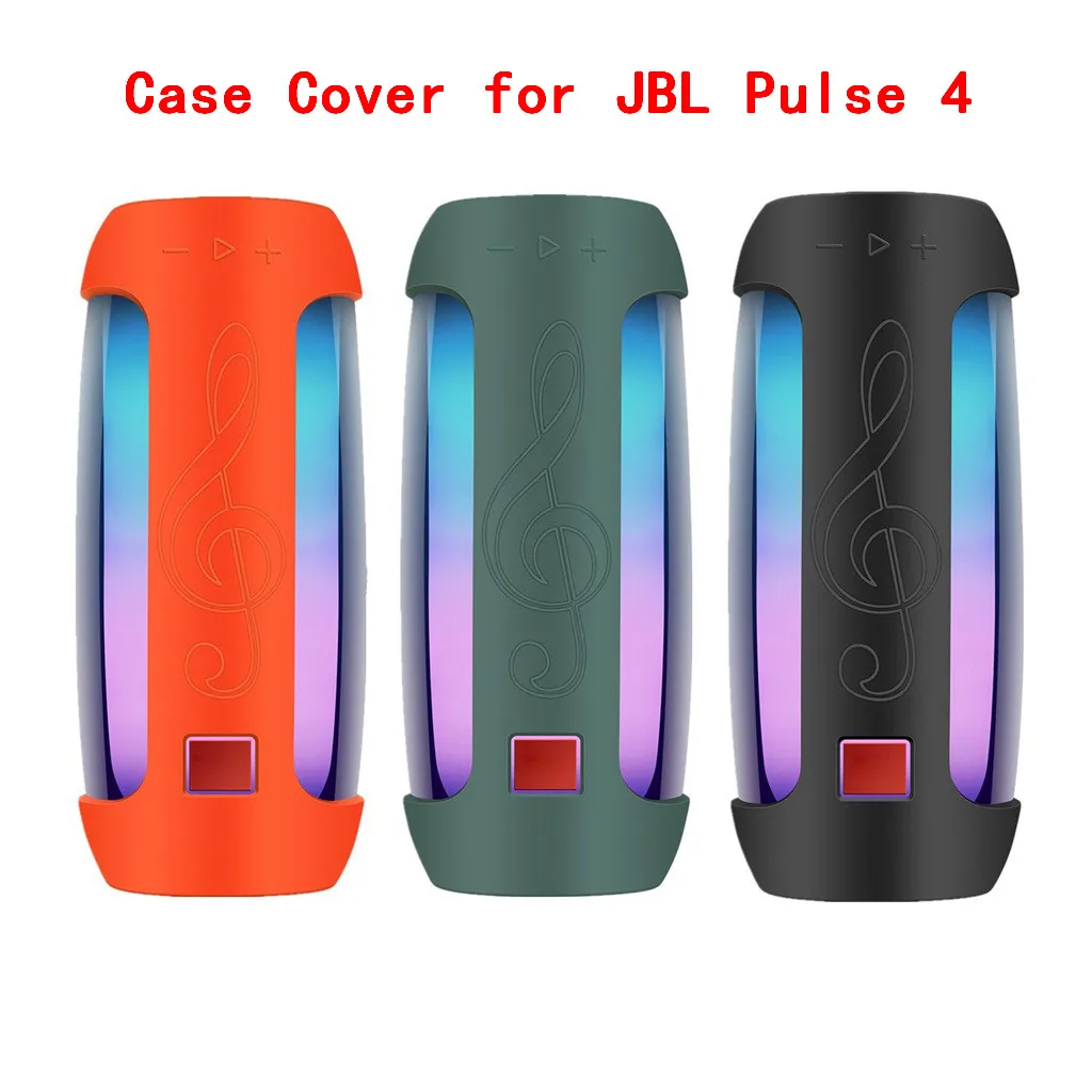 Силиконовый чехол бампер с карабин ремешком для JBL Pulse 4 Bluetooth Speaker Sound Protector Frame Pulse4