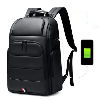 

39L Large Capacity Mens Expandable Laptop Backpacks Waterproof Business Travel Leisure Bags USB Charging 15.6" Notebook Mochila