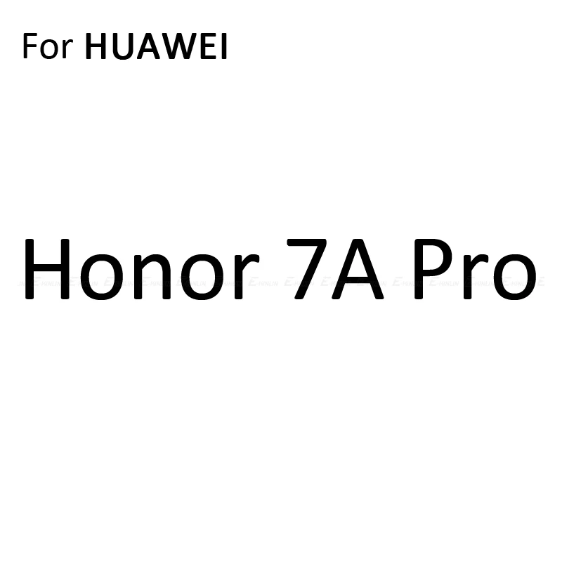20D полное покрытие стекла для huawei Honor 7C 7A 8S 8A 8X 9X Pro Премиум Защитная пленка из закаленного стекла - Цвет: For Honor 7A Pro