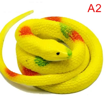

75CM Simulation Soft Rubber Scary Fake Snake Horror Tricky Funny Toy New Arrival