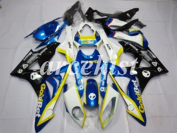 

New ABS Full Fairings kit Fit for BMW S1000RR 09 10 11 12 13 14 HP4 2009 2010 2011 2012 2013 2014 body set Yellow white blue