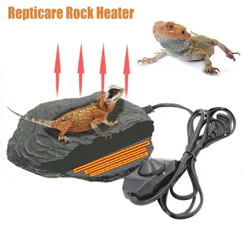 

Terrarium Reptile Heating Rock Heating Mat Stone Automatic Constant Temperature Reptile Cave Warmer For Turtles Snakes Reptiles