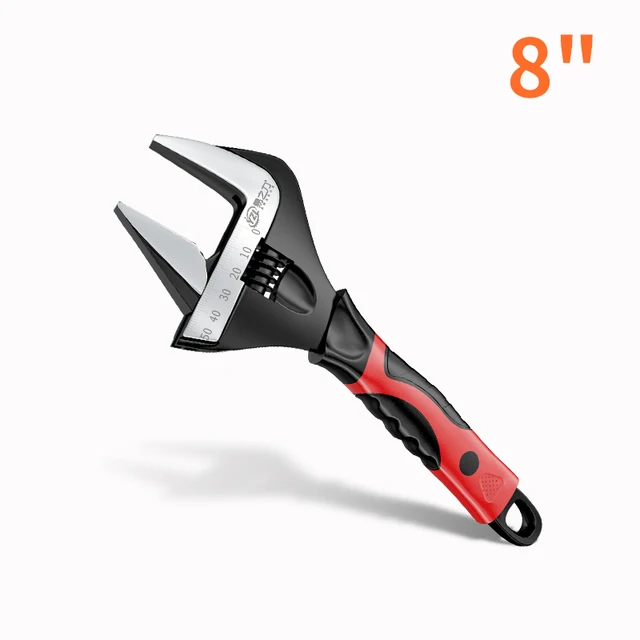 Adjustable Wrench Stainless Steel Universal Spanner Mini Nut Key Hand Tools 8inch