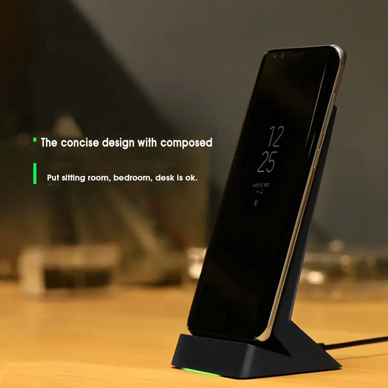 Usb Charge Led Desk Lamp Table With Qi Wireless Phone Charger Home Reading Light Lamps& Shades Desk Lamps