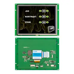 Painel resistive da tela de toque de 8 polegadas com controlador + programa para a máquina da automatização