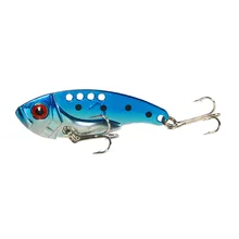 

1PCS Zinc Metal Vib Fishing Lure Hard Bait 11g/5.5cm Sequins Noise Paillette Artificial Bait Small Hard Pesca Sequins Spinner