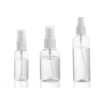 

30/50/100 ML Clear Plastic Perfume Spray Bottle Portable Empty Refillable Bottles Mist Pump Perfume Atomizer, 15 Pcs