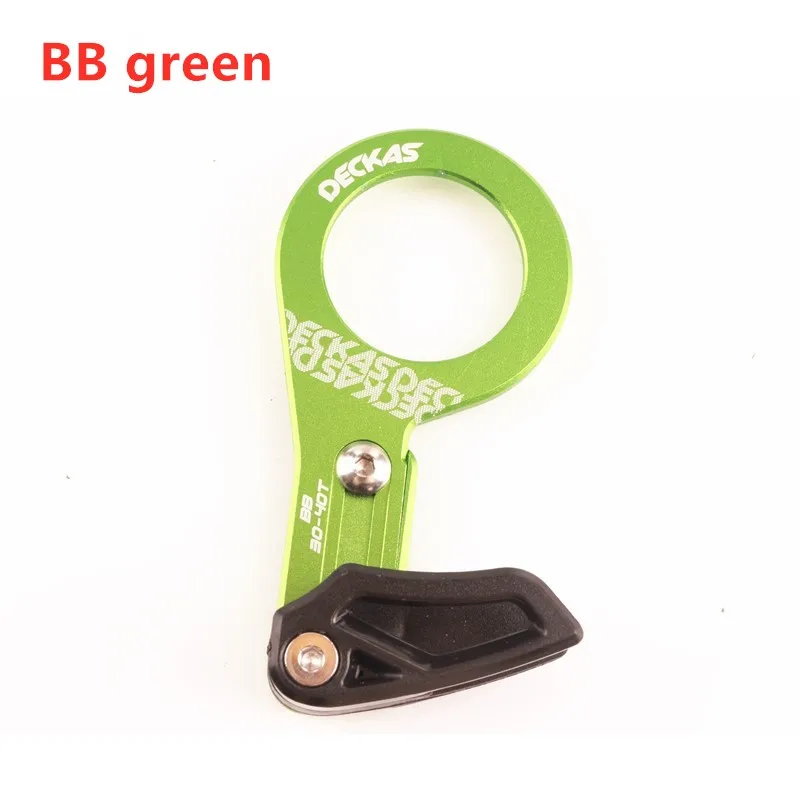 bb green DECKAS направляющая велосипедной цепи MTB направляющая велосипедной цепи 1X система ISCG 03 ISCG 05 крепление BB CNC односкоростная широкая узкая направляющая цепи - Цвет: bb green