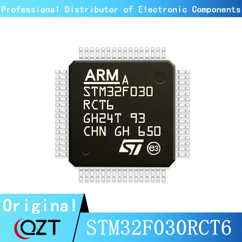 10pcs/lot STM32F030 STM32F030RC STM32F030RCT6 LQFP-64 Microcontroller chip New spot free shipping 10pcs 50pcs stm32f030rct6 stm32f030 qfp 64 ic in stock