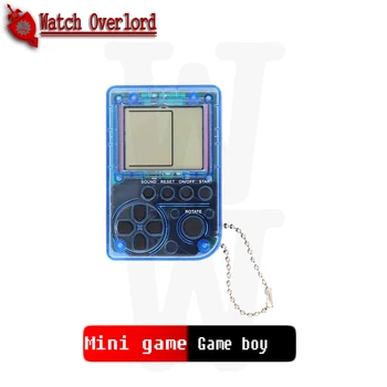 

Mini Console Game Machine Children's Handheld Nostalgic Mini Game Console With Keychain Tetris Video Game Kids Children Gifts