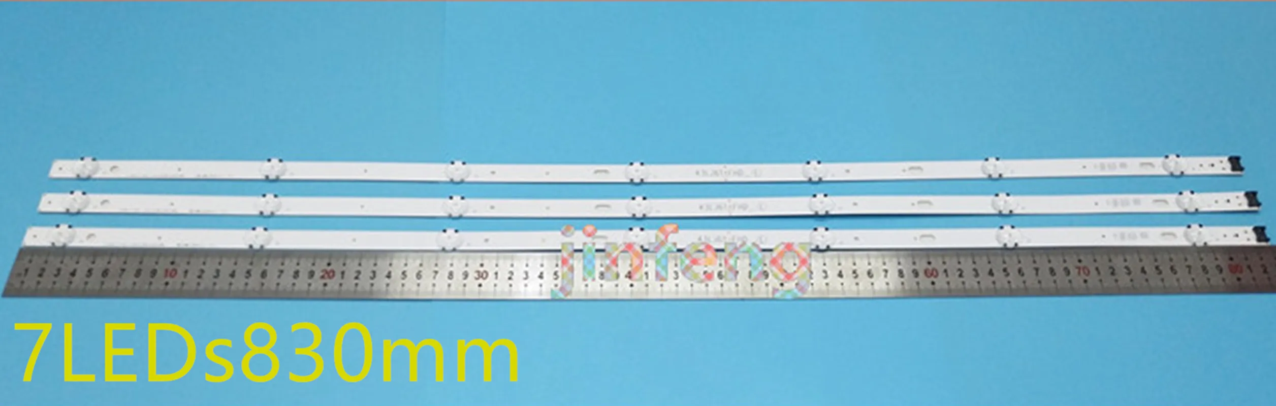New 3 PCS 7LED 83cm LED strip for LG 43UK6300PLB 43UJ634V 43LJ61_FHD_L ...