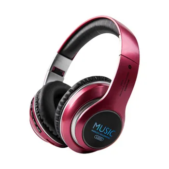 

VJ033 Bluetooth Headset Head-Mounted Foldable Stereo Wireless Belt Bluetooth Headset with Wheat Sports Card