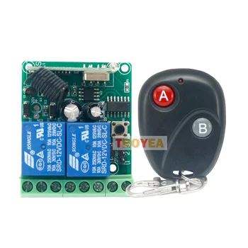 

RF Wireless Remote Switching Transmitter Receiver remote DC 12V / 24V 2CH 2 Ways 315Mhz / 433Mhz polarity reversing DC motor
