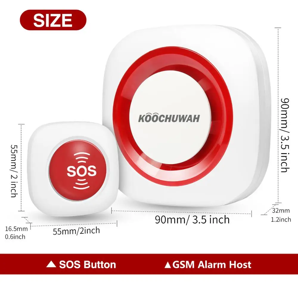 Wireless SOS Panic Button Alarm System Emergency Help Alarm System Security Home for Old People Disable 90db Loud Sound Alarm Wireless SOS Panic Button Alarm System Emergency Help Alarm System Security Home for Old People Disable 90db Loud Sound Alarm