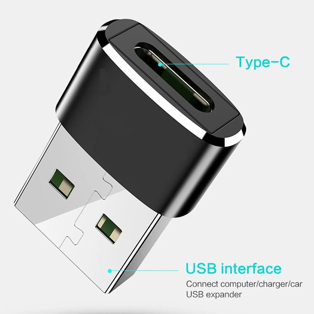 OTG USB Type C Adapter USB To Type-c Data Converter Type-c OTG Adapter For iPhone 12 13 pro max Universal USB Charger For phone quick charge usb c