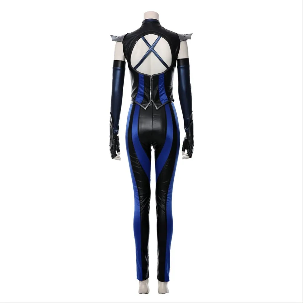Mortal kitana Косплей Костюм Униформа комбинезон для женщин Хэллоуин костюм