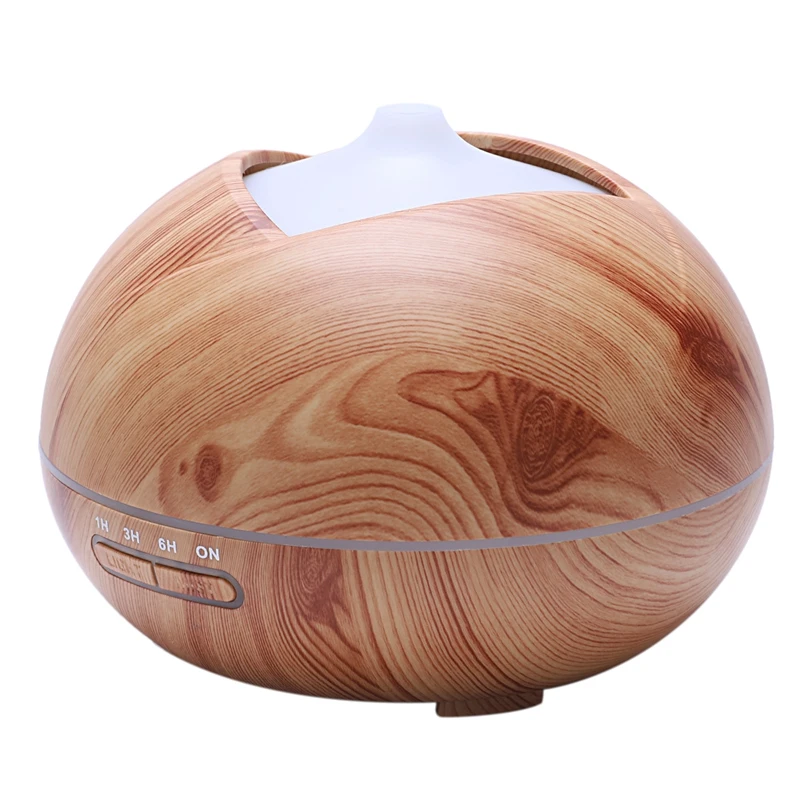 ABRA-400Ml Ароматерапия Эфирные масла Арома диффузор с древесины зерна ароматерапия диффузор 7 цветов светодиодные лампы для дома туман сделать