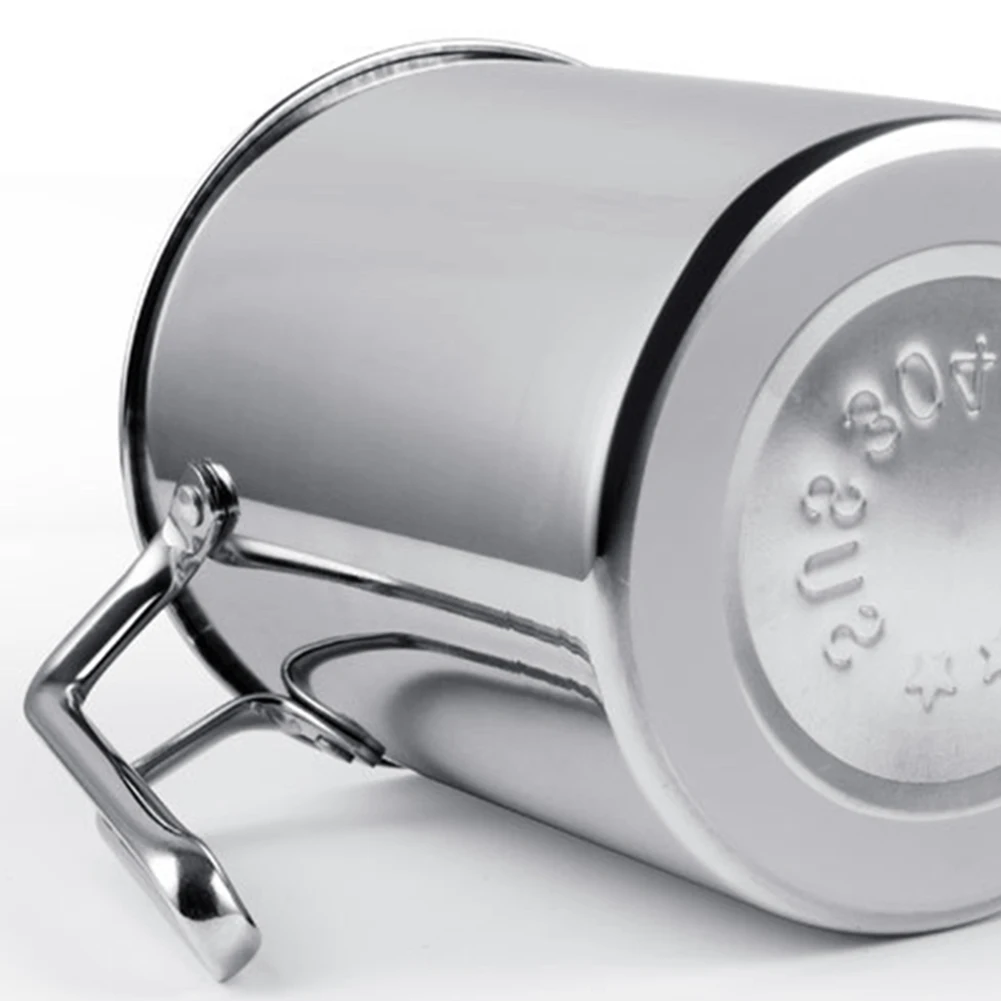 Hot 1.3/1.6L Oil Strainer Pot Stainless Steel Leakproof Grease Can Storage Kettle