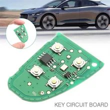 

Wholesale 433 MHz Key Circuit Board Electronic For Jaguar X Type XJ XJR 4 Button Flip Remote Fob Car Remote Key Parts Hot！