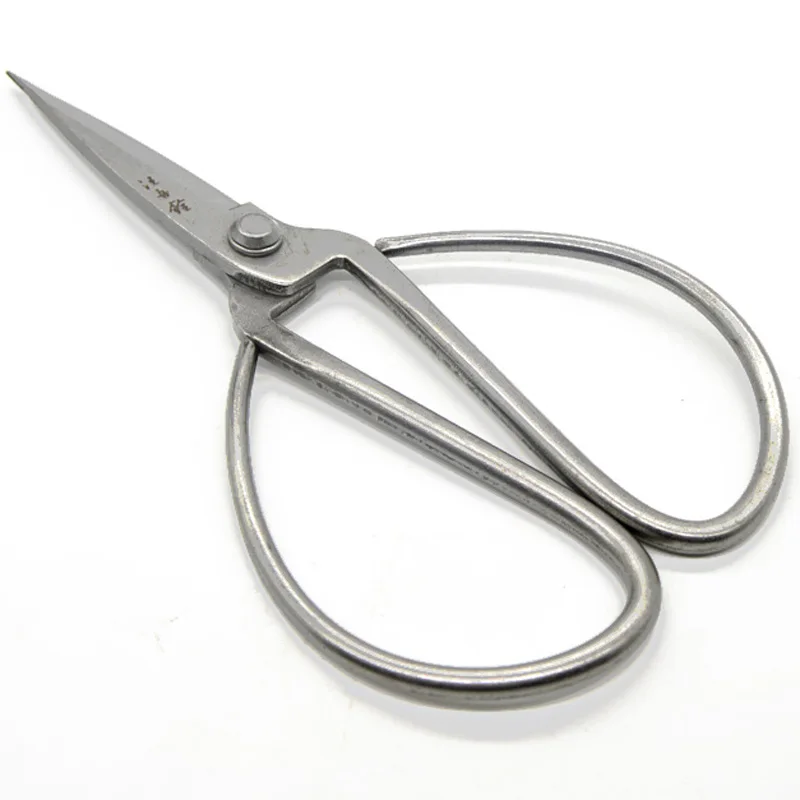 Chrome Plated Forged Carbon Steel Overall Length 192mm Traditional Bonsai Household Scissors Wangwuquan Silver Rivet NEW 2