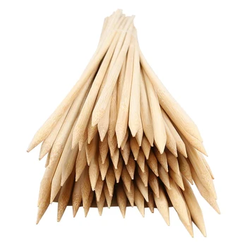 

50pcs 23.5'' Bamboo Wood Skewers BBQ Tornado Skewer Large Natural Wood String Spiral Potato Skewers BBQ Accessories 60cm x 8mm