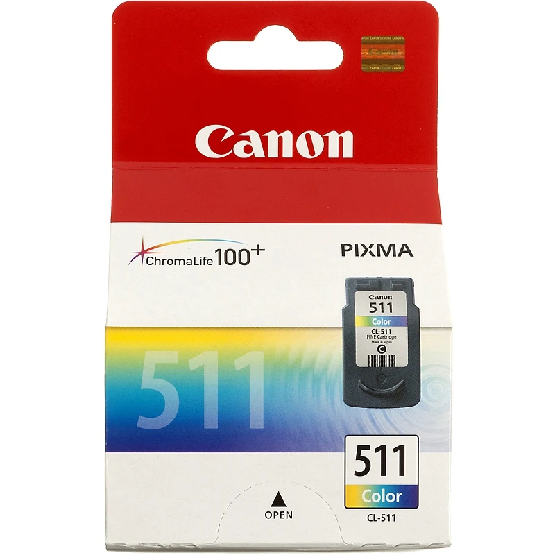 Картридж струйный Canon CL-511 2972B007 многоцветный для Canon MP240/MP260/MP480