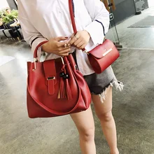 Новинка! Сумка из трех частей, модная, Европейская и американская ретро-конверты с цепочкой, простая ручная сумка