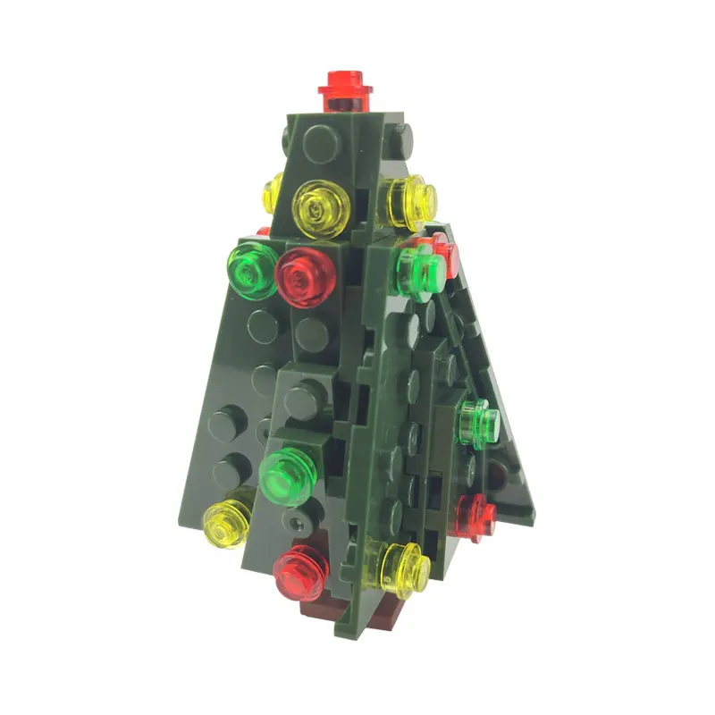 MOC Plants The Mushroom Pine Tree Flowers Building Blocks Toys for Children Assemble Blocks DIY Gifts Kids Toy 22