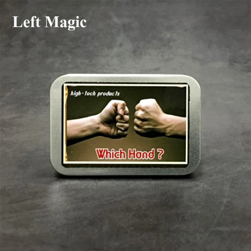 Какая рука (шестое чувство 3)-магические трюки волшебник догадка ручная монета Magia