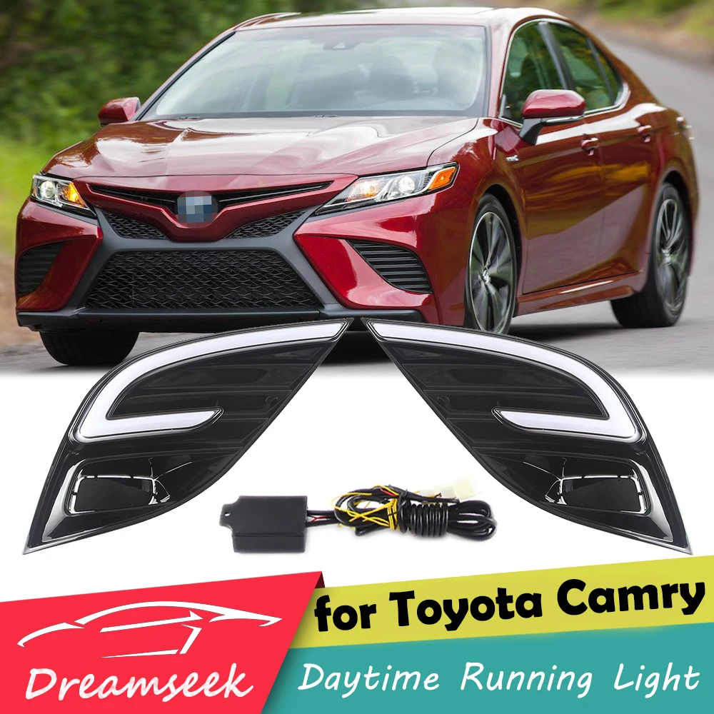 For Toyota Camry 20182020 SE XSE 3 Colour LED DRL Daytime Running