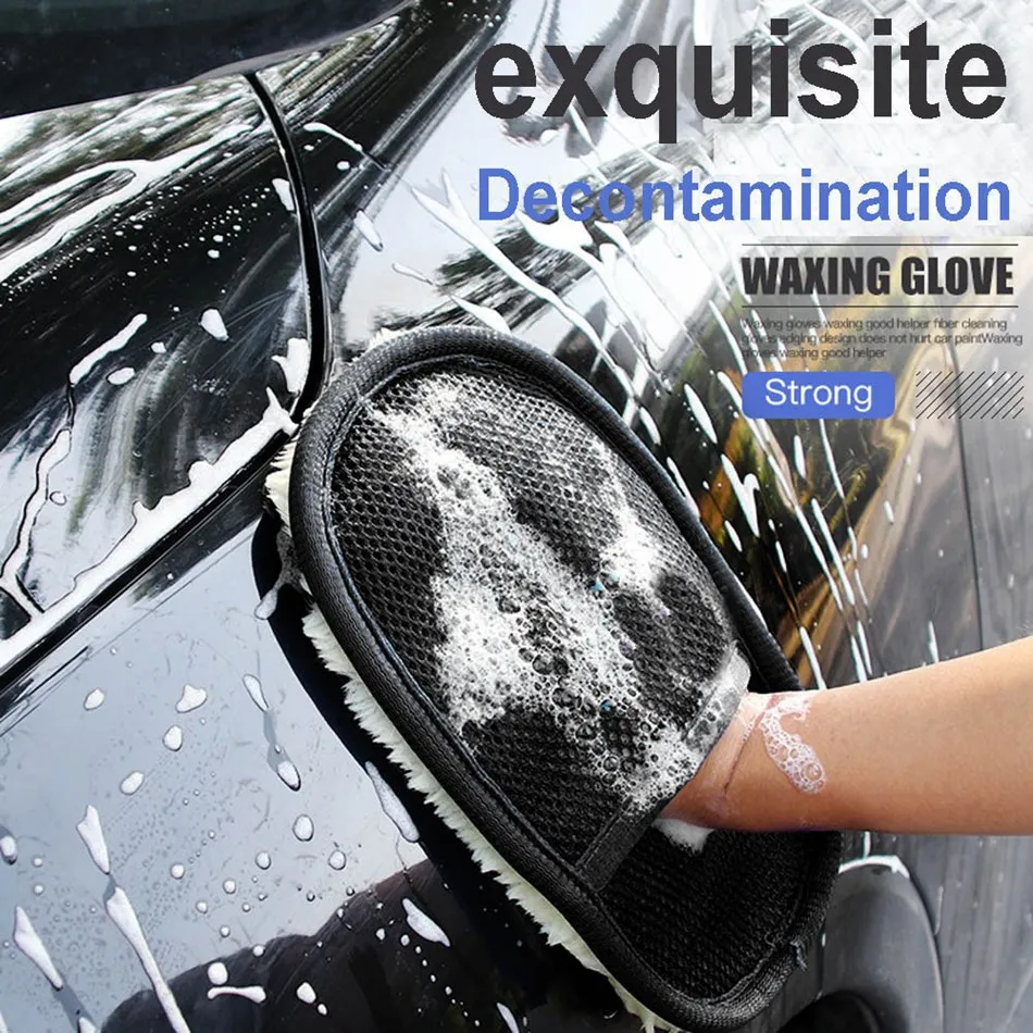 Мягкая щетка для чистки автомобиля, перчатки для мытья автомобиля, Чистящая губка, щетка для воска автомобиля,, товары для ухода за автомобилем, дропшиппинг